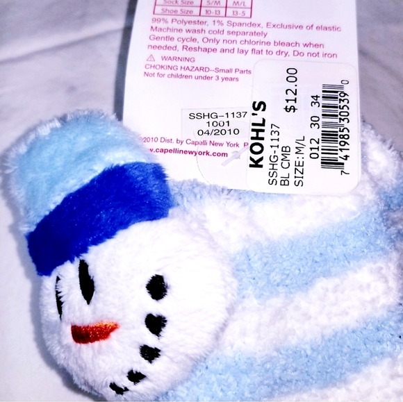 💥 5/$25 NWT, Capelli Kids Girls Slipper Socks - Picture 3 of 3